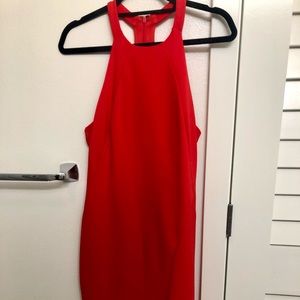 Brand New! Halston Heritage lipstick dress org. $345